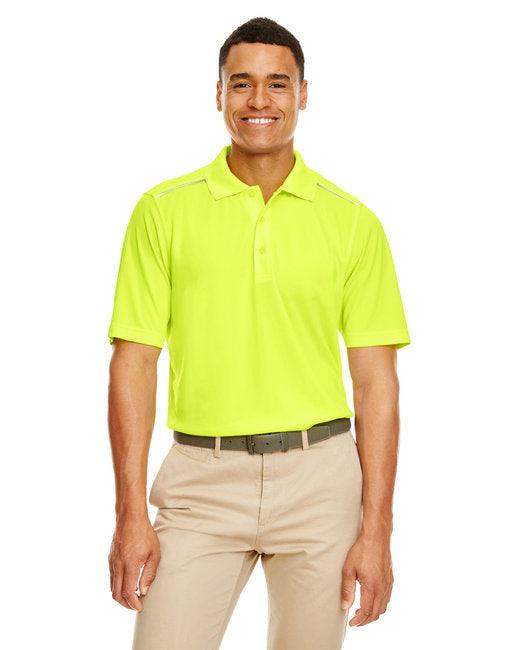 CORE365 Men's Radiant Performance Piqu Polo with Reflective Piping 88181R - Dresses Max