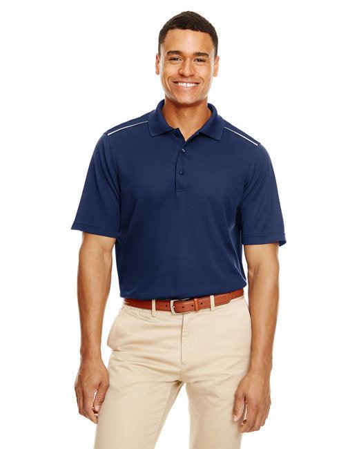 CORE365 Men's Radiant Performance Piqu Polo with Reflective Piping 88181R - Dresses Max