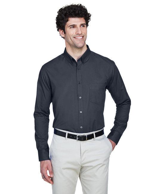 CORE365 Men's Operate Long-Sleeve Twill Shirt 88193 - Dresses Max
