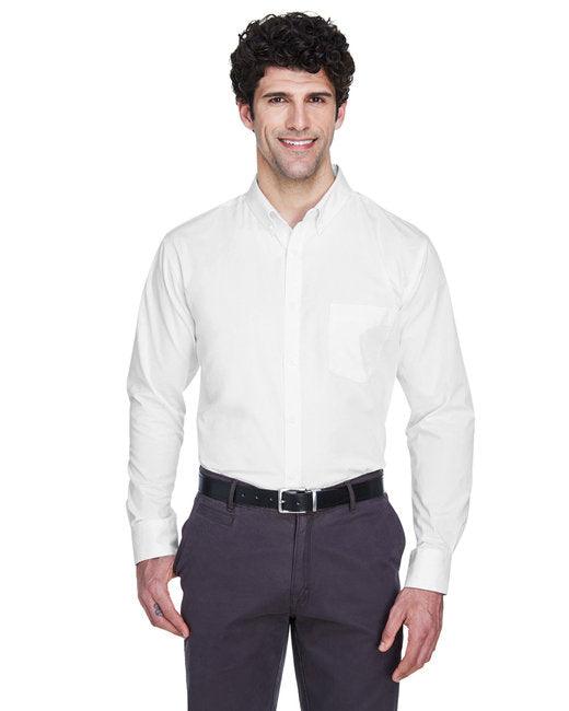CORE365 Men's Operate Long-Sleeve Twill Shirt 88193 - Dresses Max