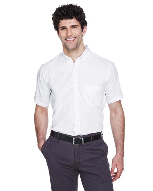 CORE365 Men's Optimum Short-Sleeve Twill Shirt 88194 - Dresses Max