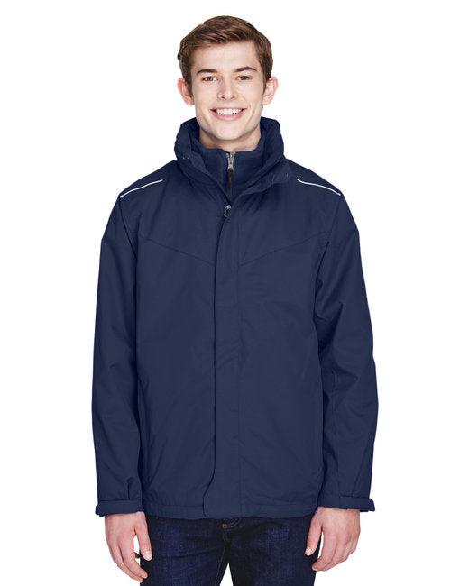 CORE365 Men's Region 3-in-1 Jacket with Fleece Liner 88205 - Dresses Max