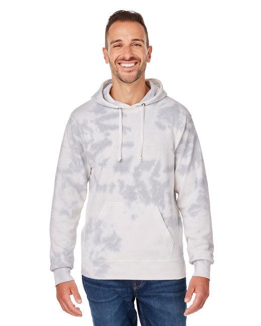 J America Adult Tie-Dye Pullover Hooded Sweatshirt 8861JA - Dresses Max