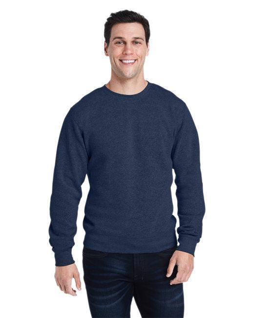 J America Adult Triblend Crewneck Sweatshirt 8870JA - Dresses Max