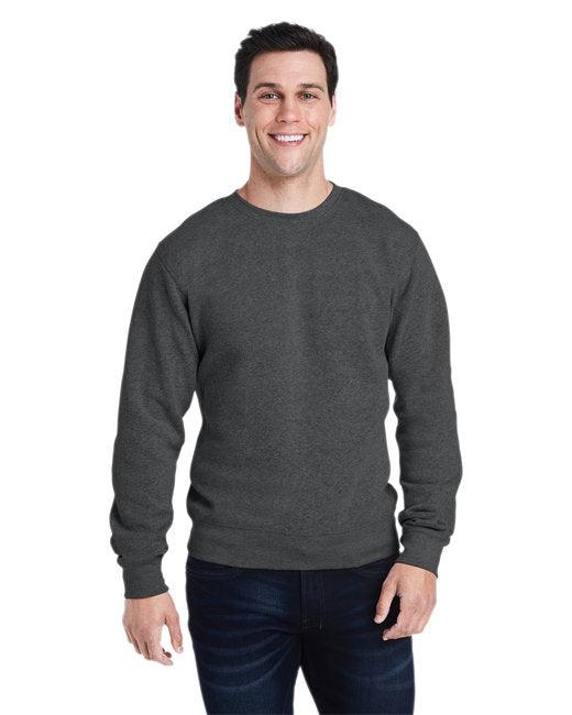 J America Adult Triblend Crewneck Sweatshirt 8870JA - Dresses Max