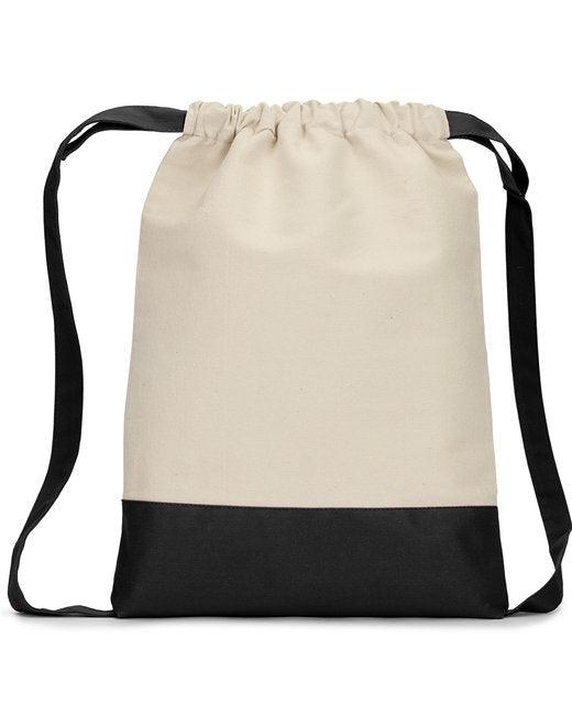 Liberty Bags Cape Cod Cotton Drawstring Backpack 8876 - Dresses Max