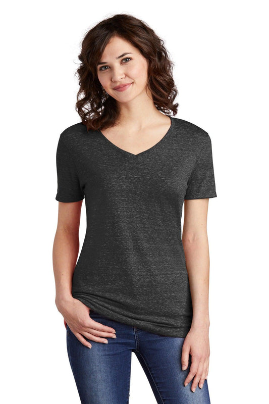 JERZEES Ladies Snow Heather Jersey V-Neck T-Shirt 88WV - Dresses Max
