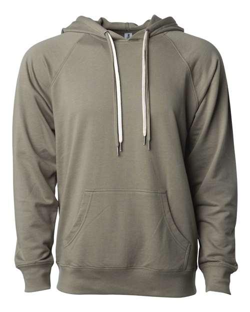 Independent Trading Co. Icon Lightweight Loopback Terry Hooded Sweatshirt SS1000 - Dresses Max