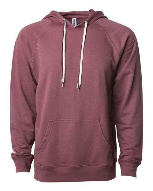 Independent Trading Co. Icon Lightweight Loopback Terry Hooded Sweatshirt SS1000 - Dresses Max