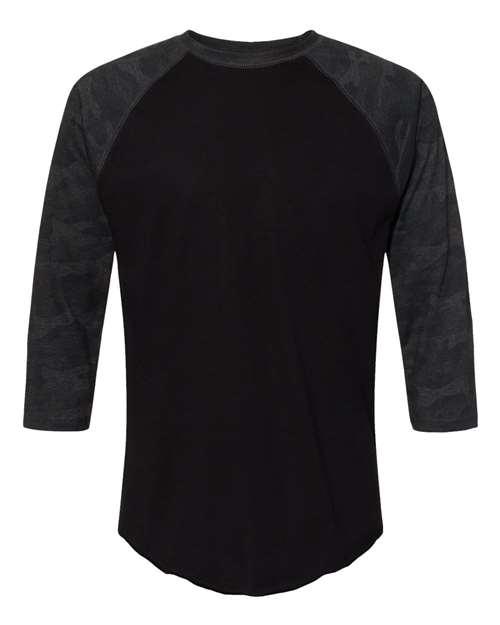 LAT Baseball Fine Jersey Three-Quarter Sleeve Tee 6930 - Dresses Max