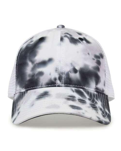 The Game Lido Tie-Dyed Trucker Cap GB470 - Dresses Max