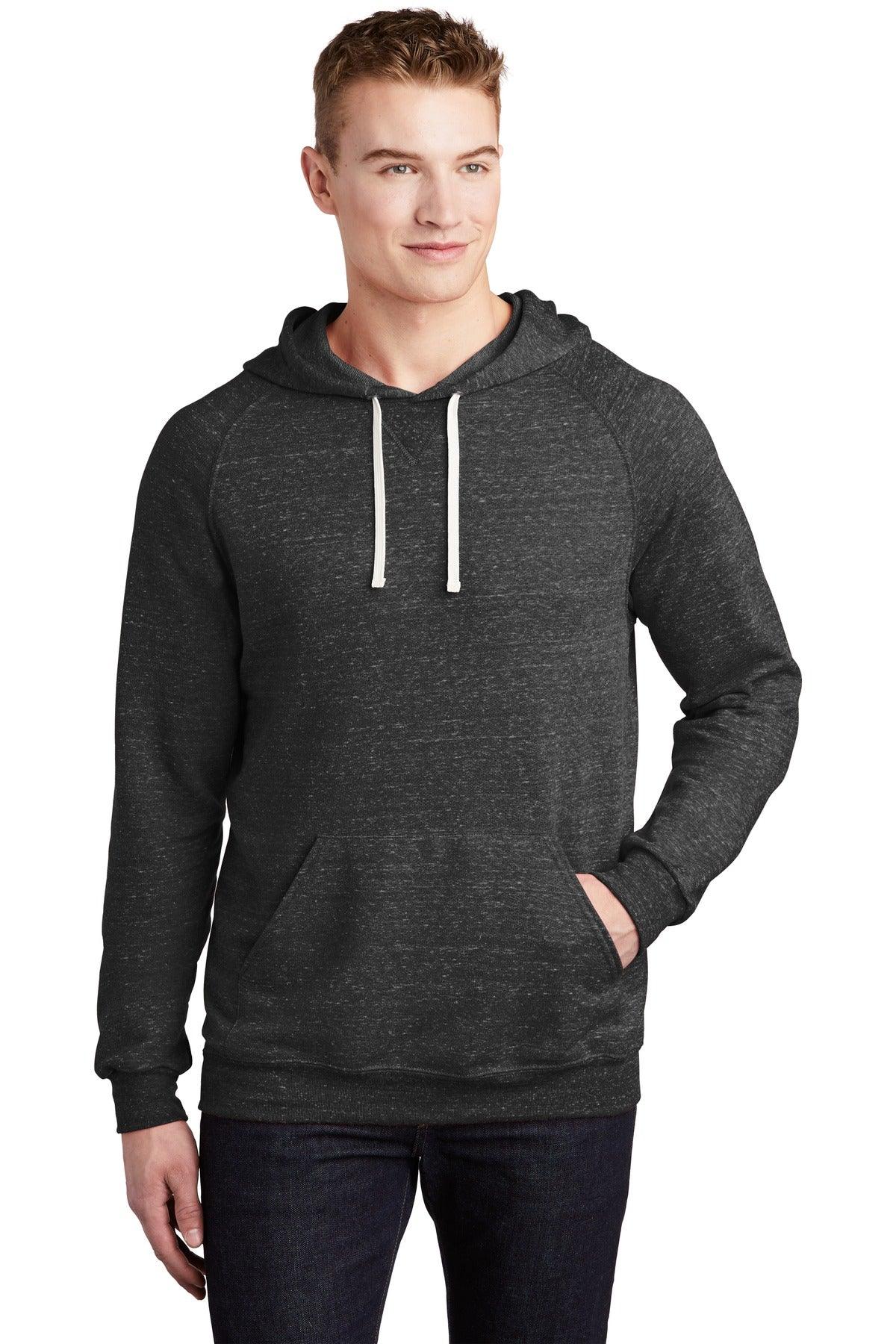 JERZEES Snow Heather French Terry Raglan Hoodie 90M - Dresses Max