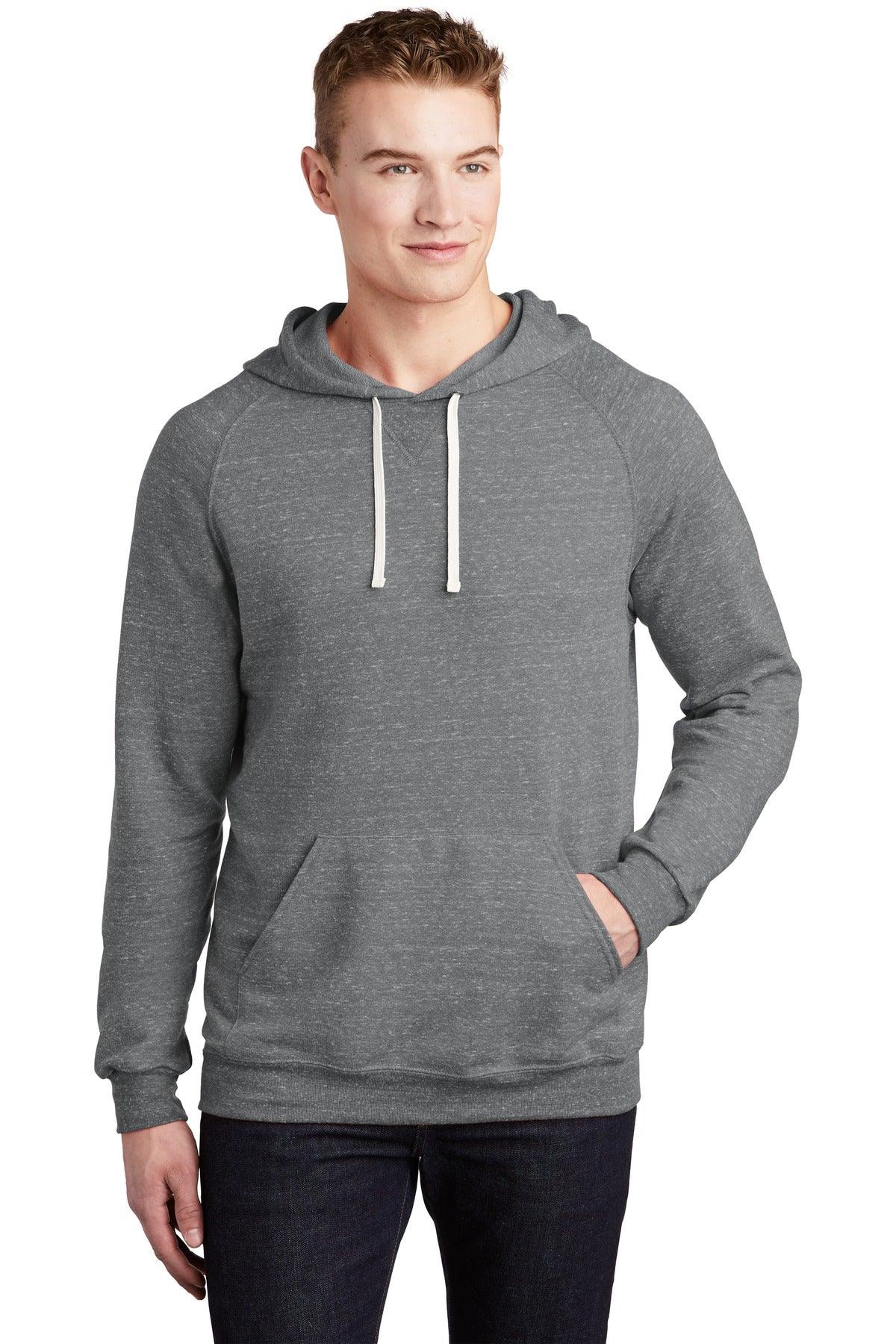 JERZEES Snow Heather French Terry Raglan Hoodie 90M - Dresses Max