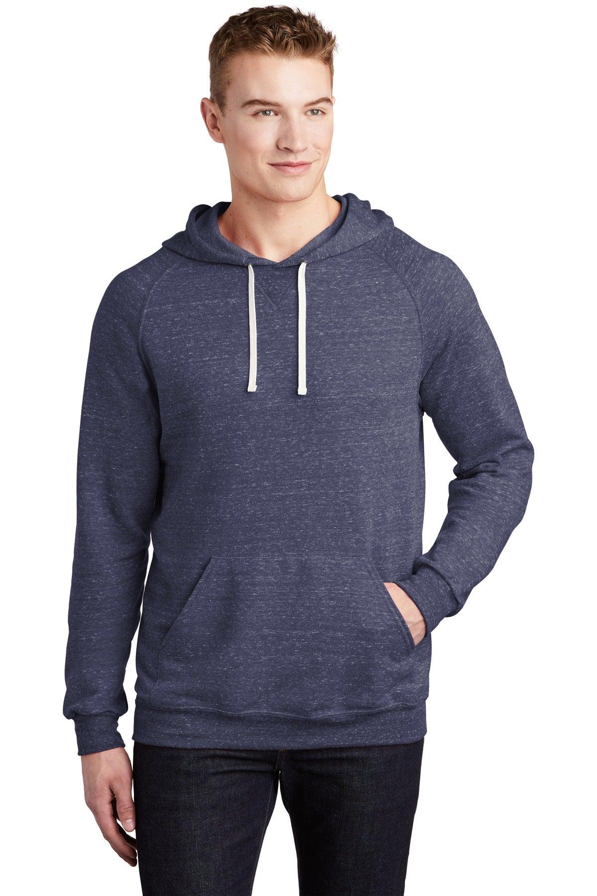 JERZEES Snow Heather French Terry Raglan Hoodie 90M - Dresses Max