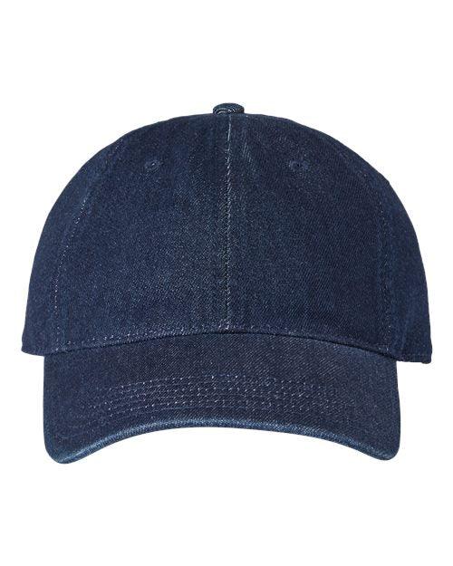 Russell Athletic Snow Wash Denim Dad Hat U073UHDXX - Dresses Max