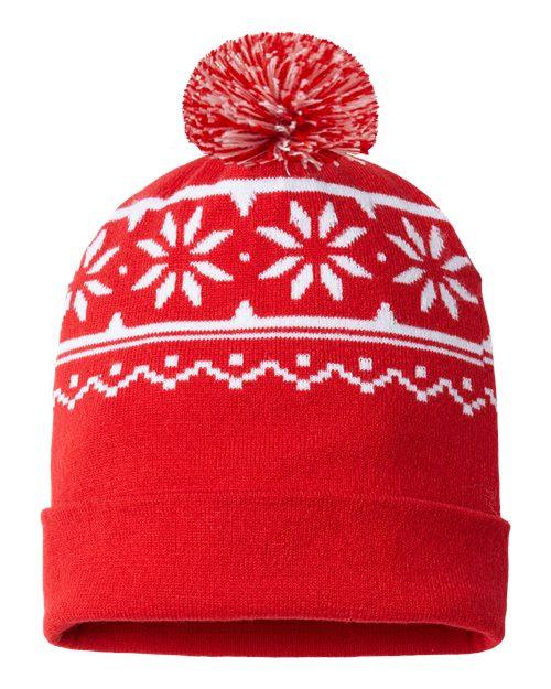 CAP AMERICA USA-Made Snowflake Beanie RKF12 - Dresses Max