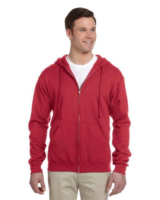 Jerzees Adult 8 oz. NuBlend® Fleece Full-Zip Hooded Sweatshirt 993 - Dresses Max