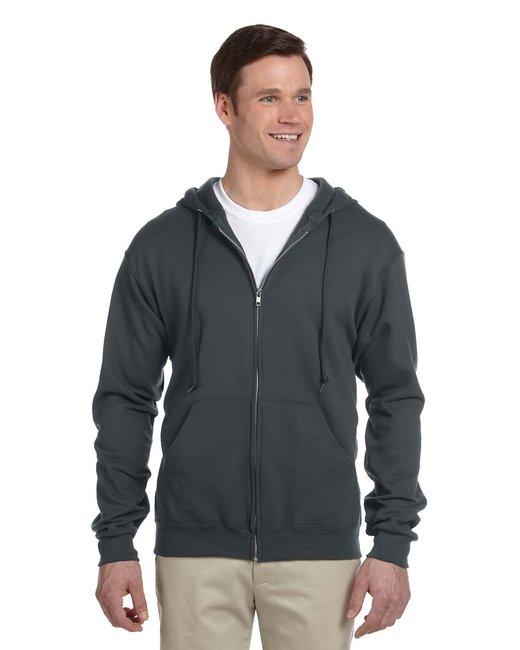 Jerzees Adult 8 oz. NuBlend® Fleece Full-Zip Hooded Sweatshirt 993 - Dresses Max