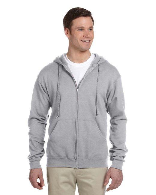 Jerzees Adult 8 oz. NuBlend® Fleece Full-Zip Hooded Sweatshirt 993 - Dresses Max