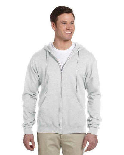 Jerzees Adult 8 oz. NuBlend Fleece Full-Zip Hooded Sweatshirt 993 - Dresses Max