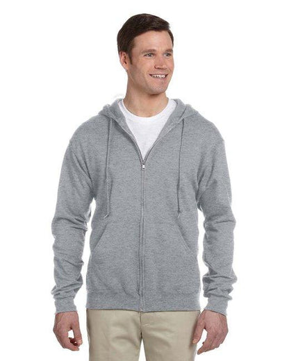 Jerzees Adult 8 oz. NuBlend Fleece Full-Zip Hooded Sweatshirt 993 - Dresses Max