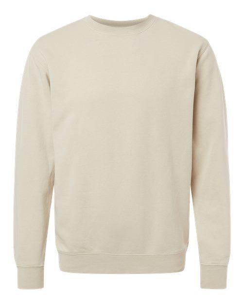 Independent Trading Co. Midweight Pigment-Dyed Crewneck Sweatshirt PRM3500 - Dresses Max