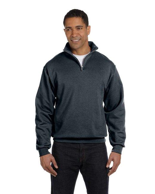 Jerzees Adult NuBlend® Quarter-Zip Cadet Collar Sweatshirt 995M - Dresses Max