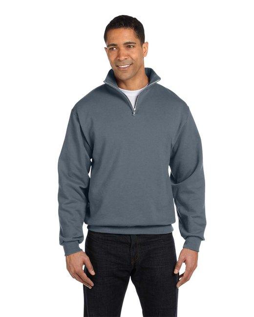 Jerzees Adult NuBlend® Quarter-Zip Cadet Collar Sweatshirt 995M - Dresses Max