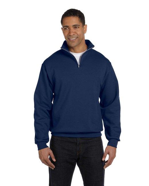 Jerzees Adult NuBlend® Quarter-Zip Cadet Collar Sweatshirt 995M - Dresses Max