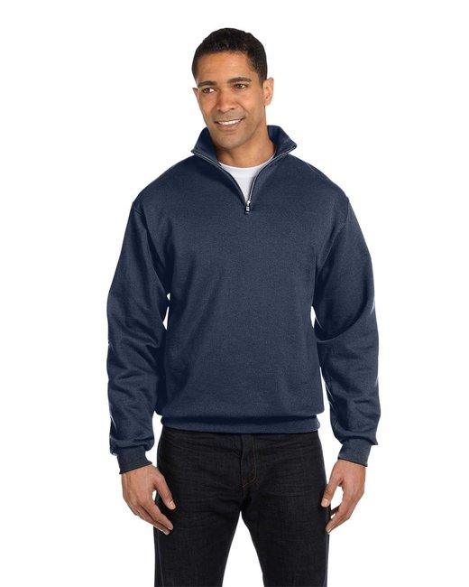 Jerzees Adult NuBlend® Quarter-Zip Cadet Collar Sweatshirt 995M - Dresses Max