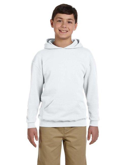 Jerzees Youth 8 oz. NuBlend Fleece Pullover Hooded Sweatshirt 996Y - Dresses Max
