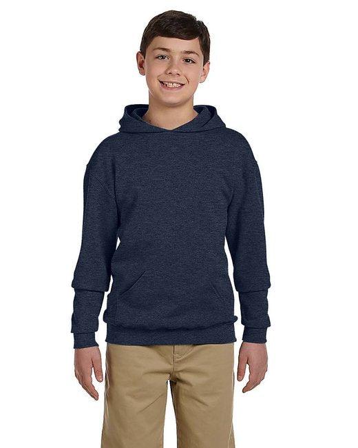 Jerzees Youth 8 oz. NuBlend Fleece Pullover Hooded Sweatshirt 996Y - Dresses Max