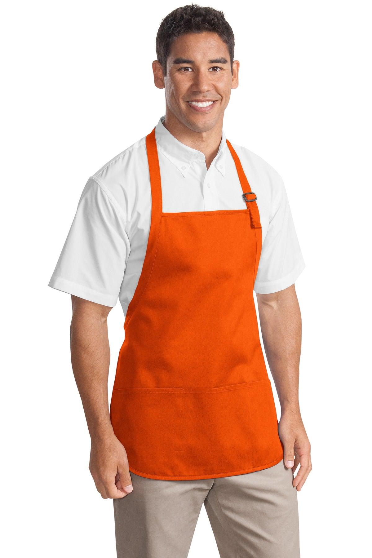 Port Authority Medium-Length Apron with Pouch Pockets. A510 - Dresses Max