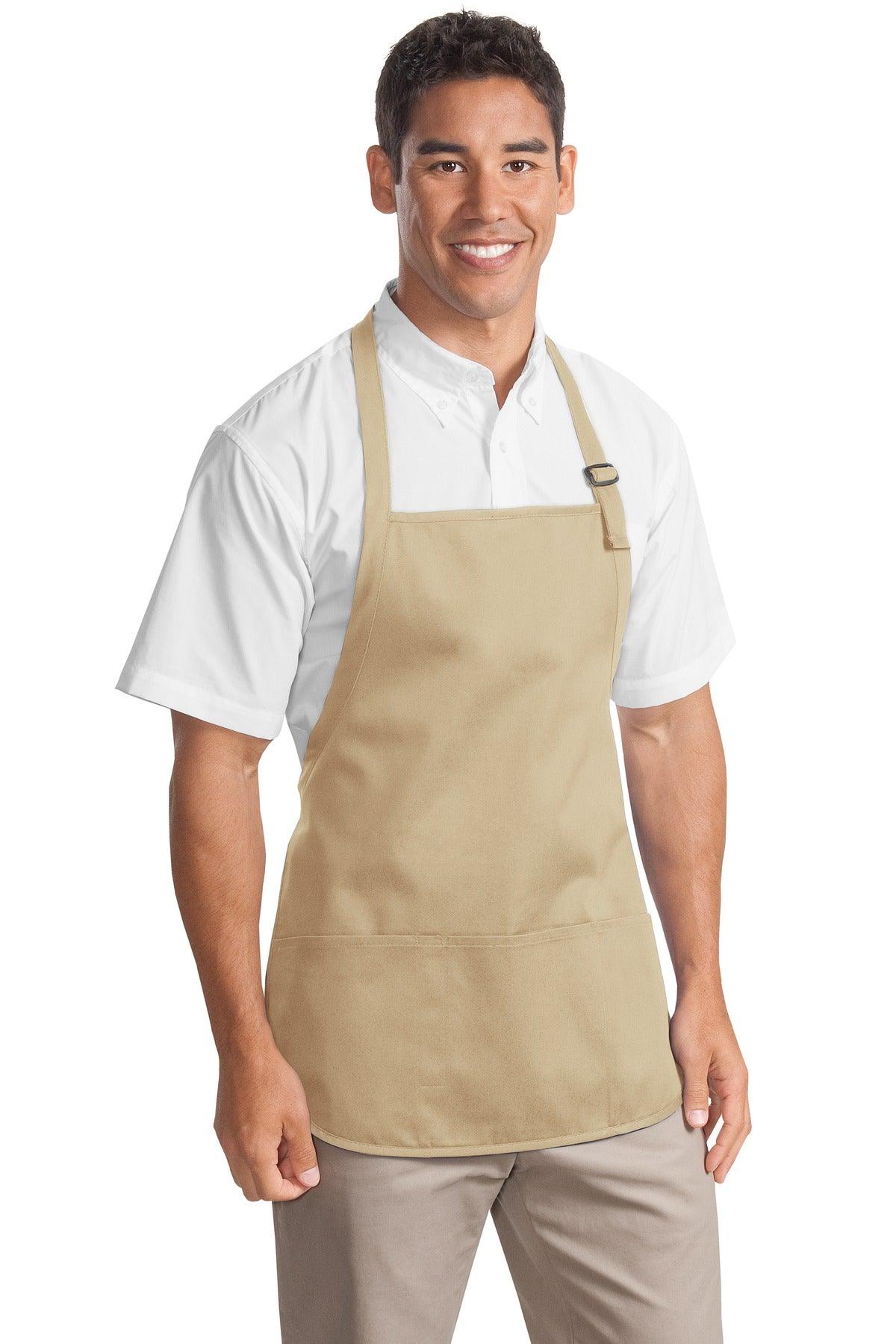 Port Authority Medium-Length Apron with Pouch Pockets. A510 - Dresses Max