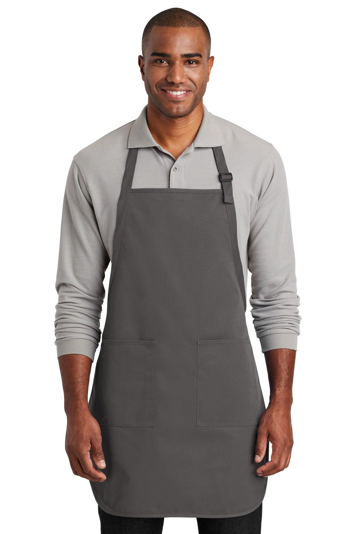Port Authority Full-Length Two-Pocket Bib Apron. A600 - Dresses Max