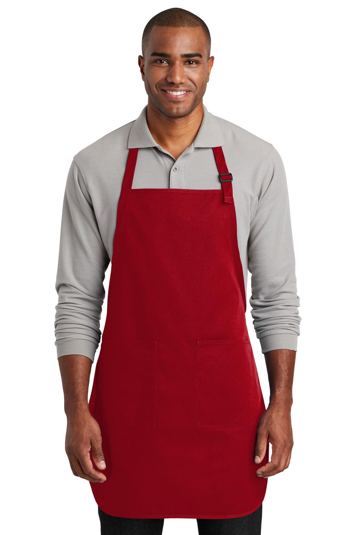 Port Authority Full-Length Two-Pocket Bib Apron. A600 - Dresses Max