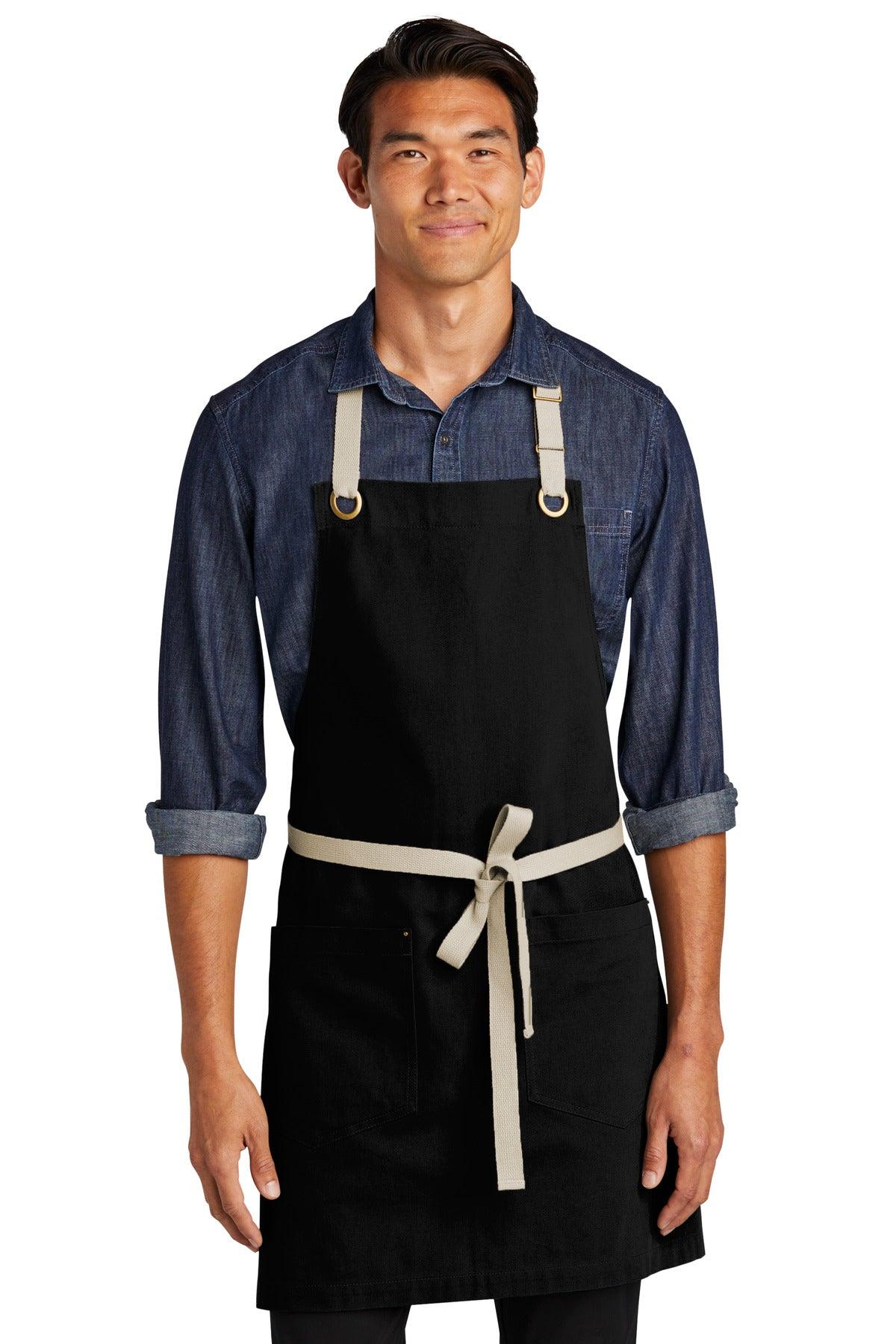 Port Authority Canvas Full-Length Two-Pocket Apron A815 - Dresses Max