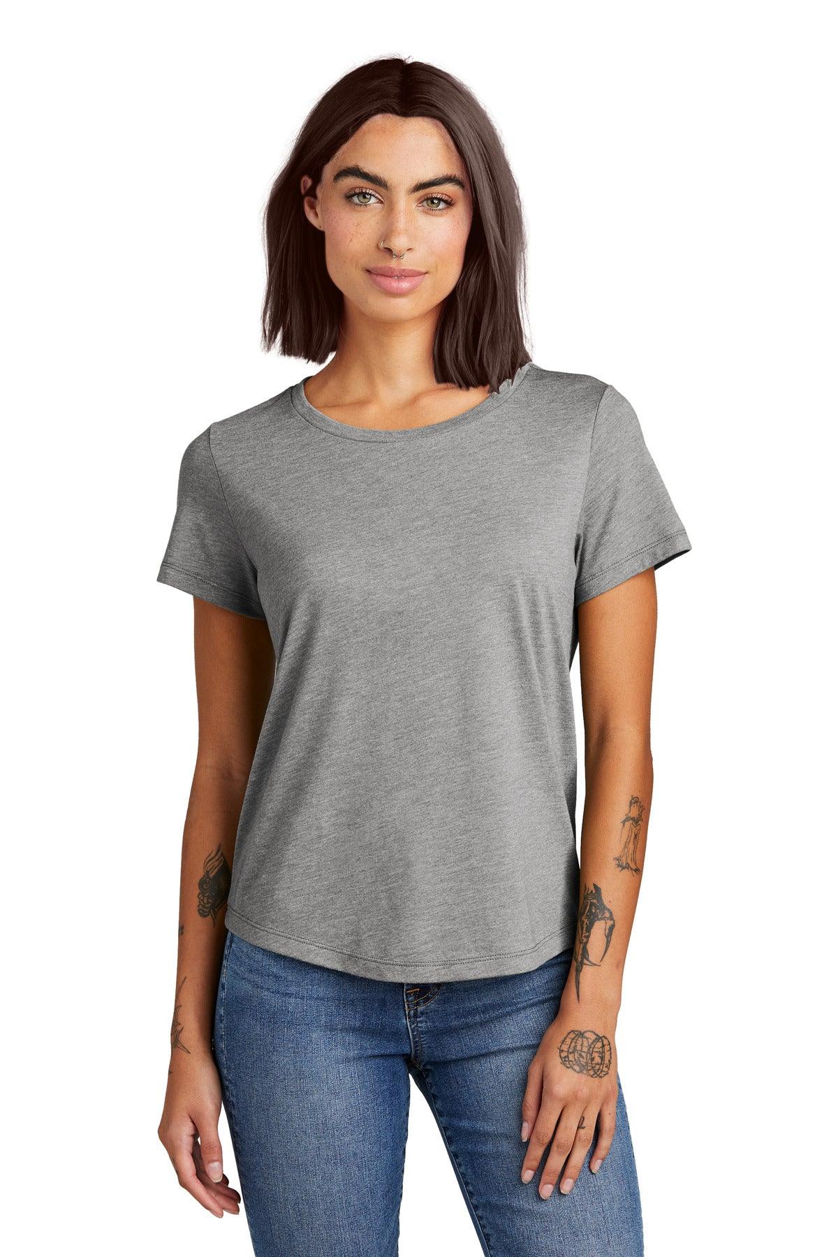 Allmade Women's Relaxed Tri-Blend Scoop Neck Tee AL2015 - Dresses Max