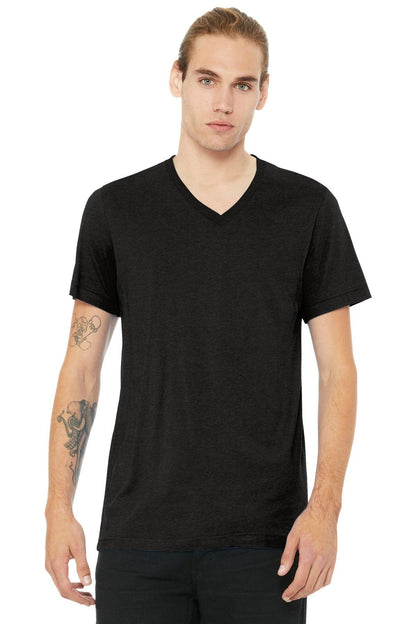 BELLA+CANVAS Unisex Heather CVC V-Neck Tee BC3005CVC - Dresses Max