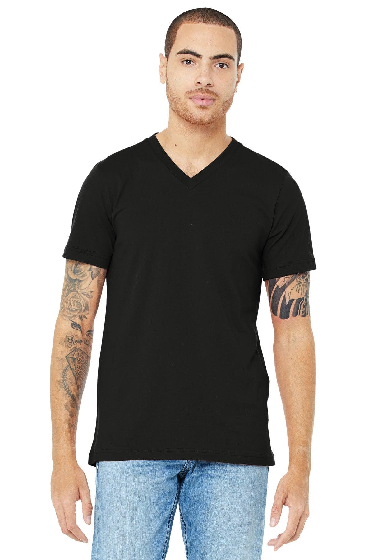 BELLA+CANVAS Unisex Jersey Short Sleeve V-Neck Tee. BC3005 - Dresses Max