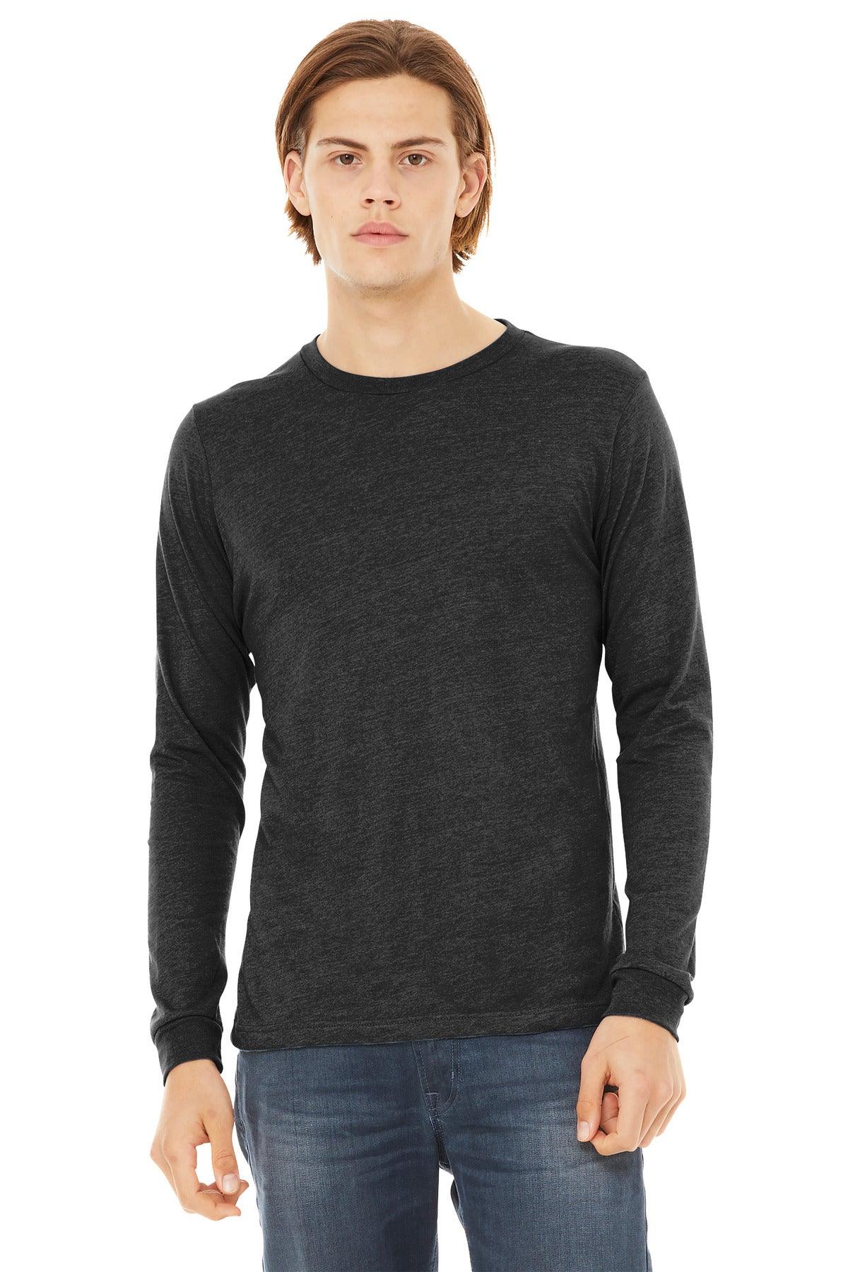 BELLA+CANVAS Unisex Triblend Long Sleeve Tee BC3513 - Dresses Max