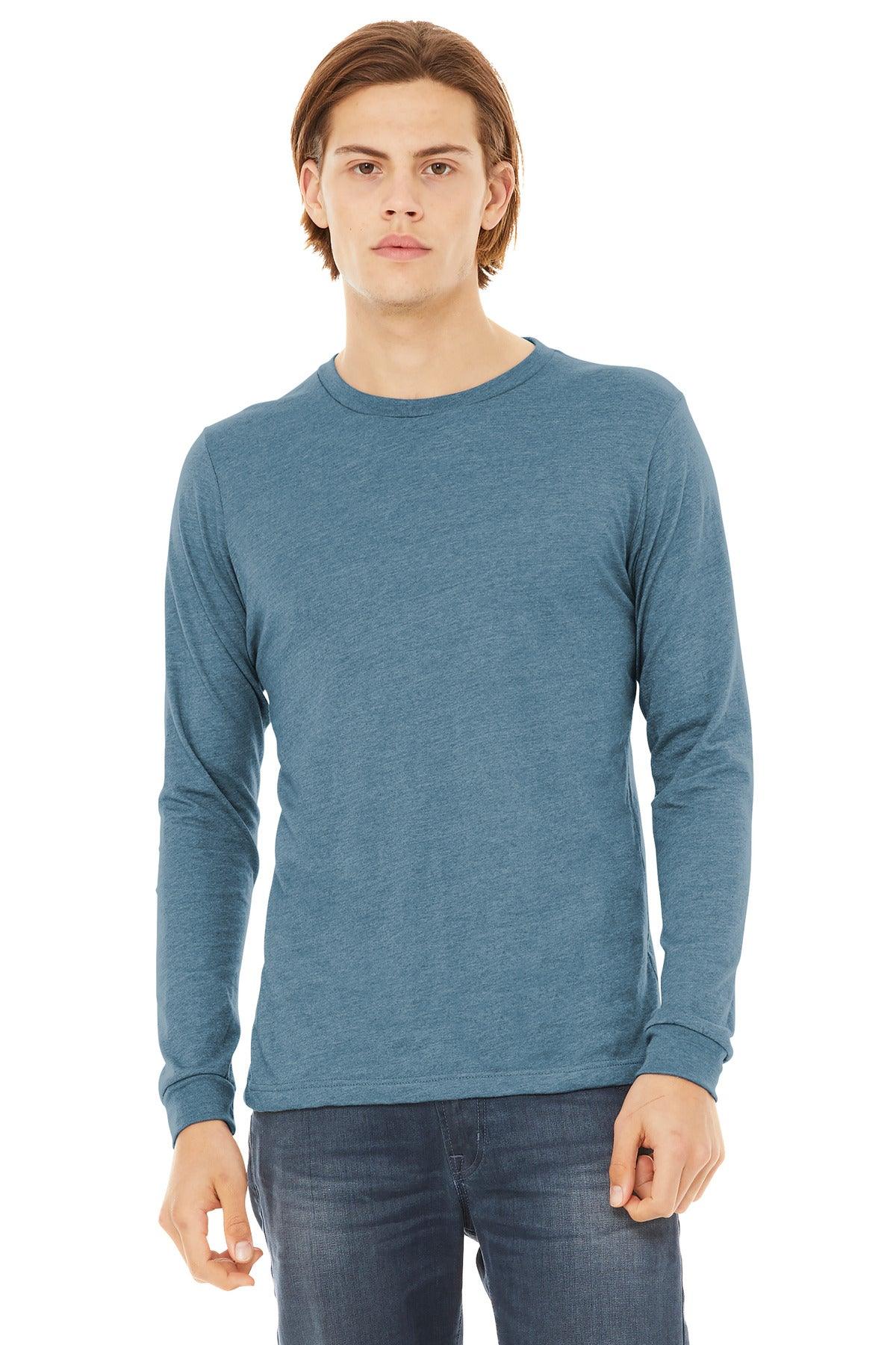 BELLA+CANVAS Unisex Triblend Long Sleeve Tee BC3513 - Dresses Max