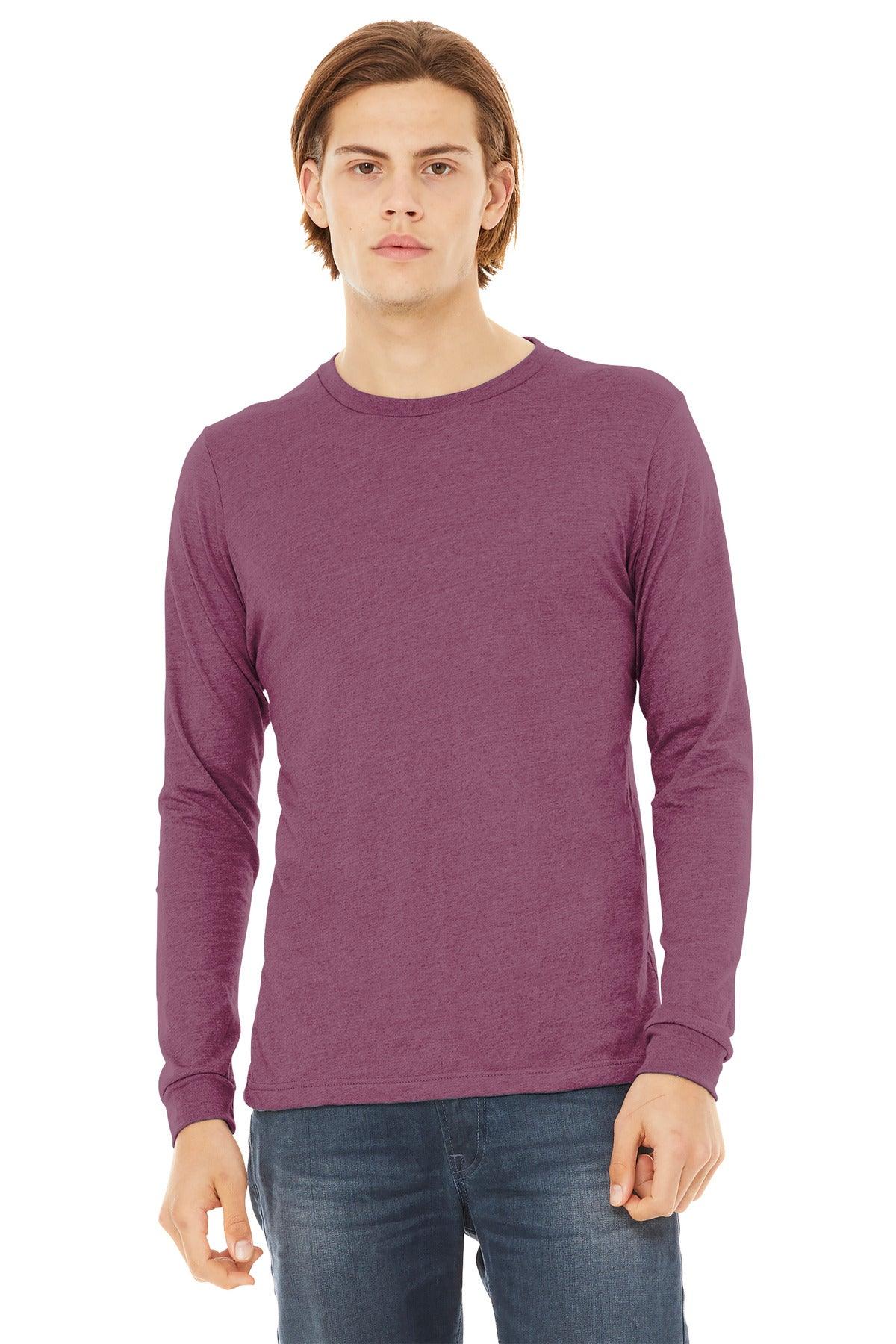 BELLA+CANVAS Unisex Triblend Long Sleeve Tee BC3513 - Dresses Max