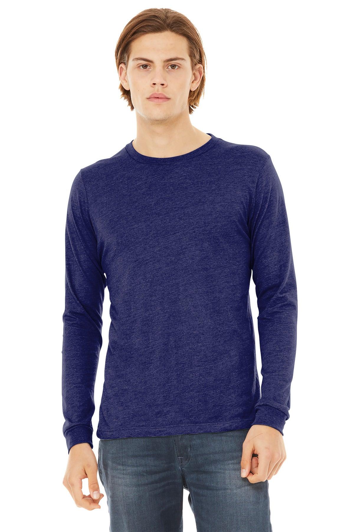 BELLA+CANVAS Unisex Triblend Long Sleeve Tee BC3513 - Dresses Max