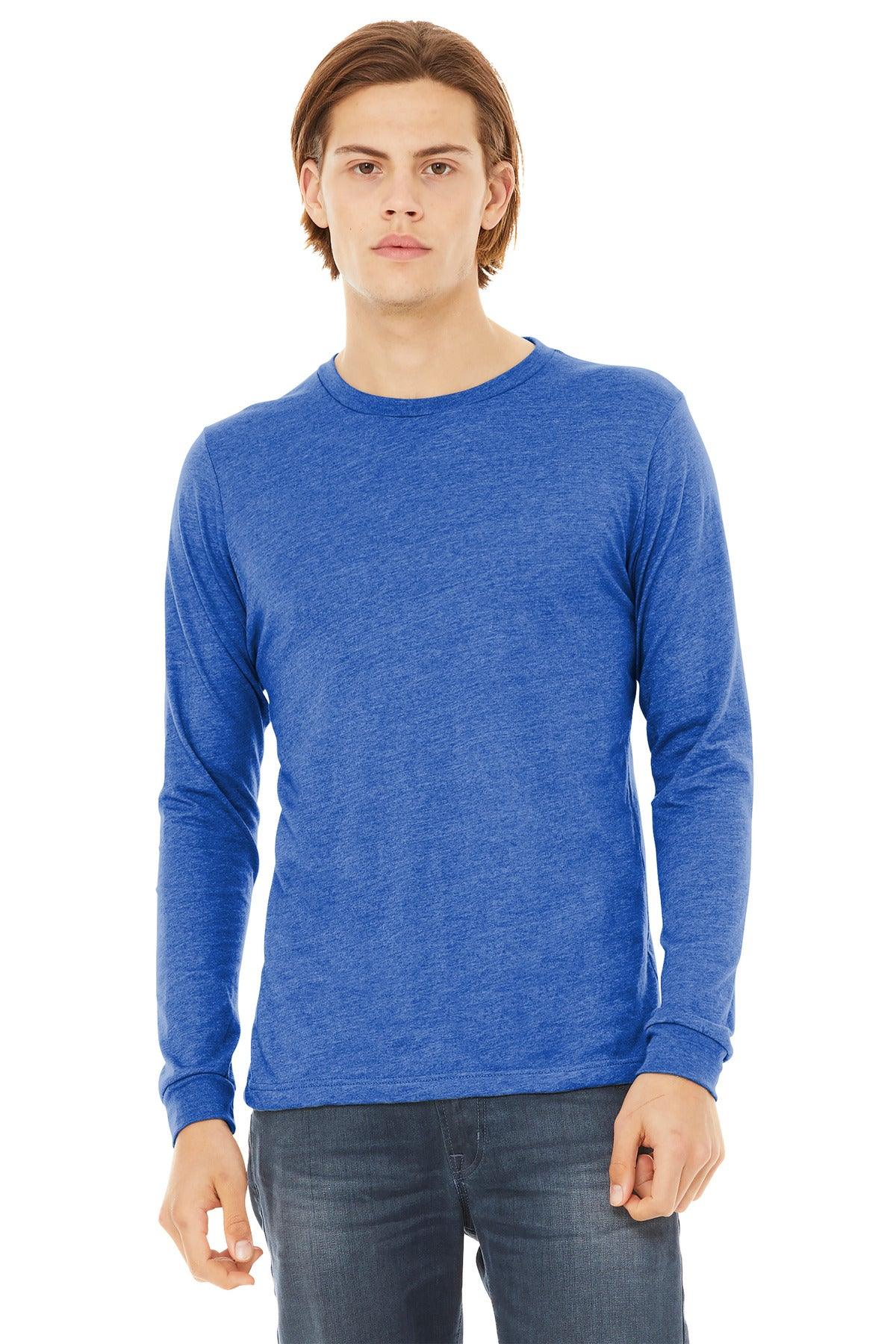 BELLA+CANVAS Unisex Triblend Long Sleeve Tee BC3513 - Dresses Max