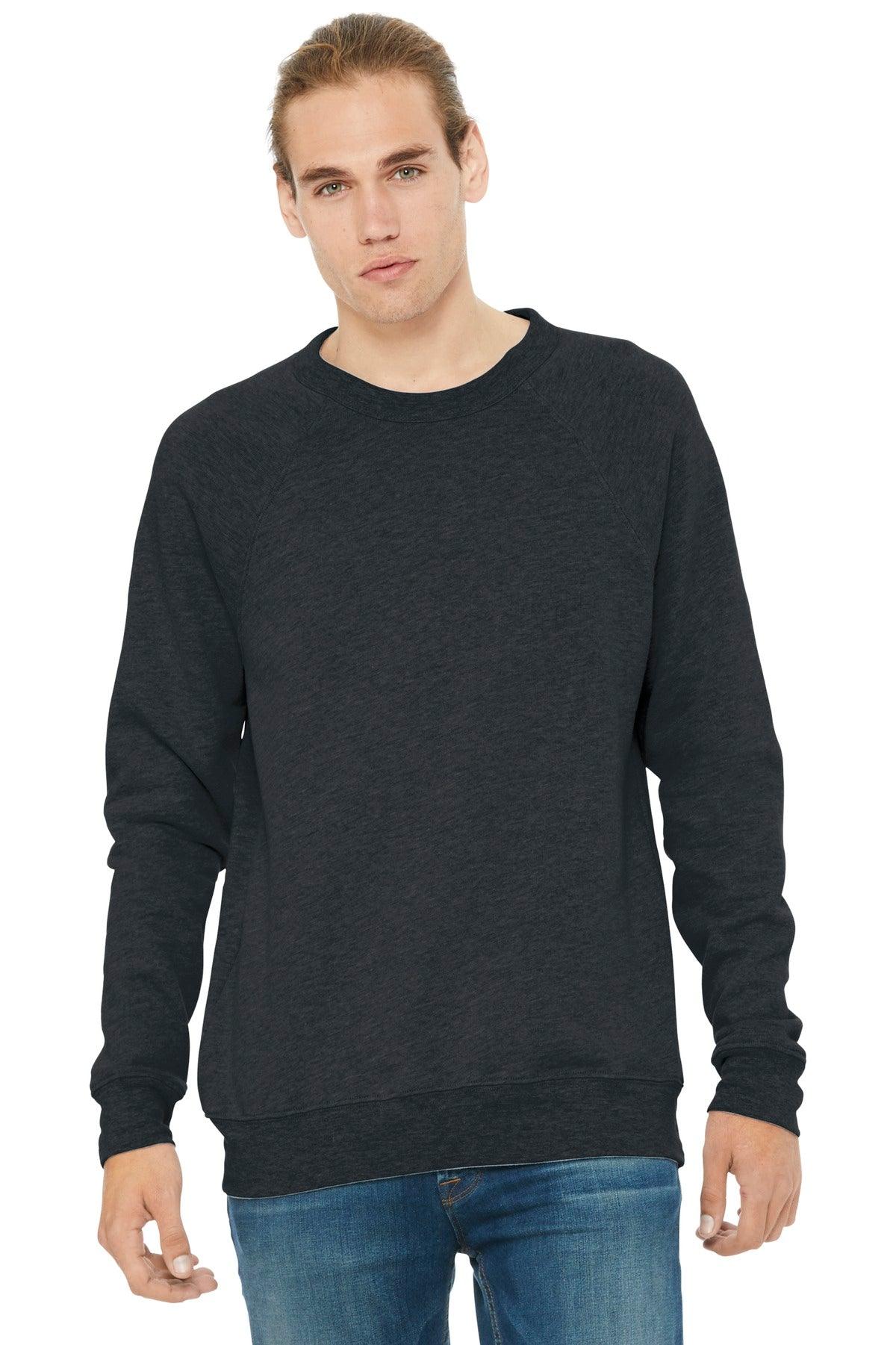BELLA+CANVAS Unisex Sponge Fleece Raglan Sweatshirt. BC3901 - Dresses Max