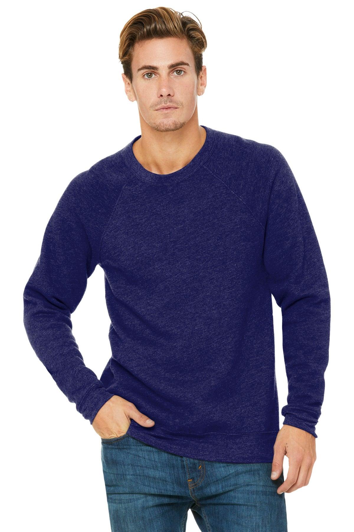 BELLA+CANVAS Unisex Sponge Fleece Raglan Sweatshirt. BC3901 - Dresses Max