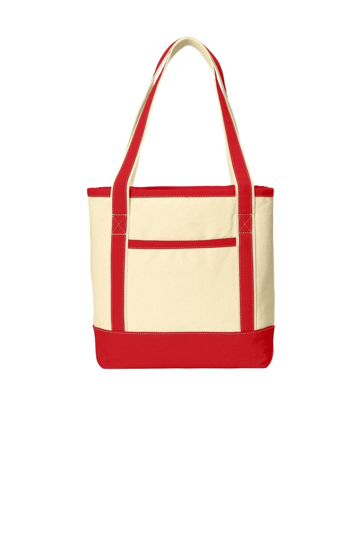 Port Authority Medium Cotton Canvas Boat Tote. BG412 - Dresses Max