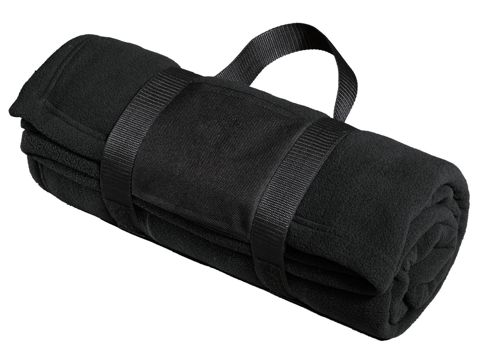 Port Authority Fleece Blanket with Carrying Strap. BP20 - Dresses Max