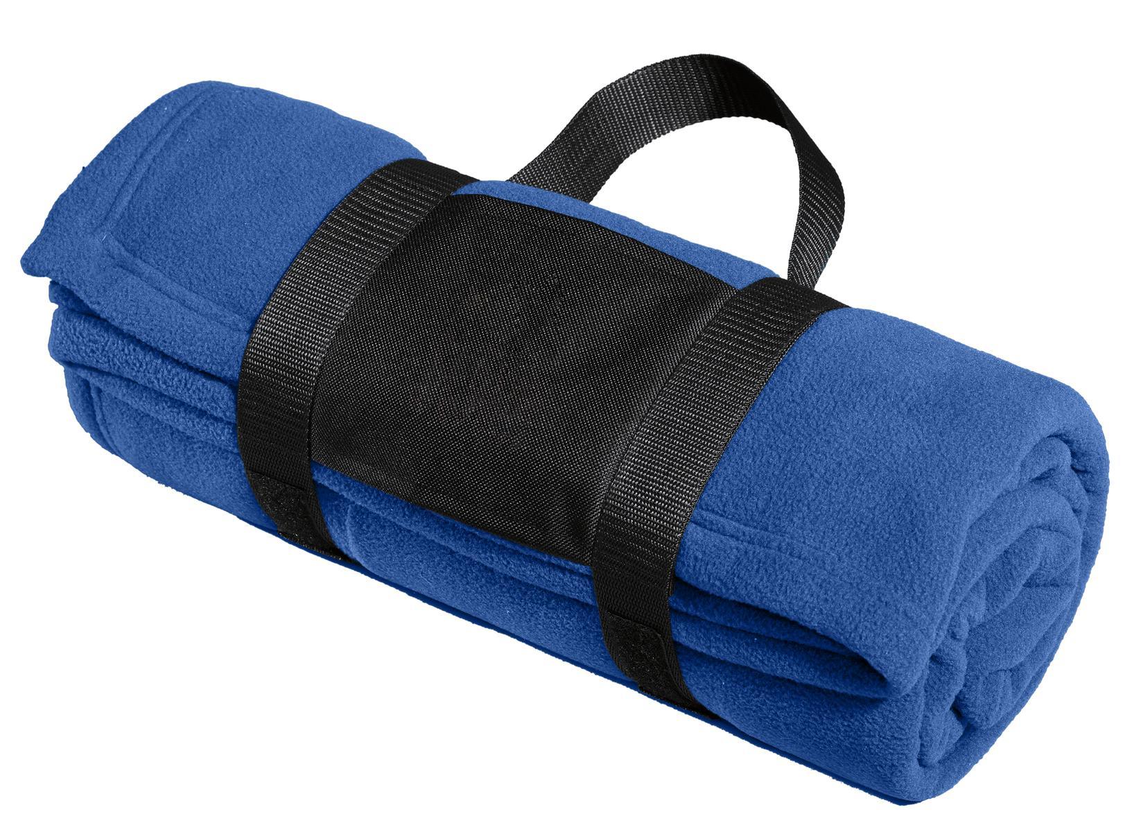 Port Authority Fleece Blanket with Carrying Strap. BP20 - Dresses Max